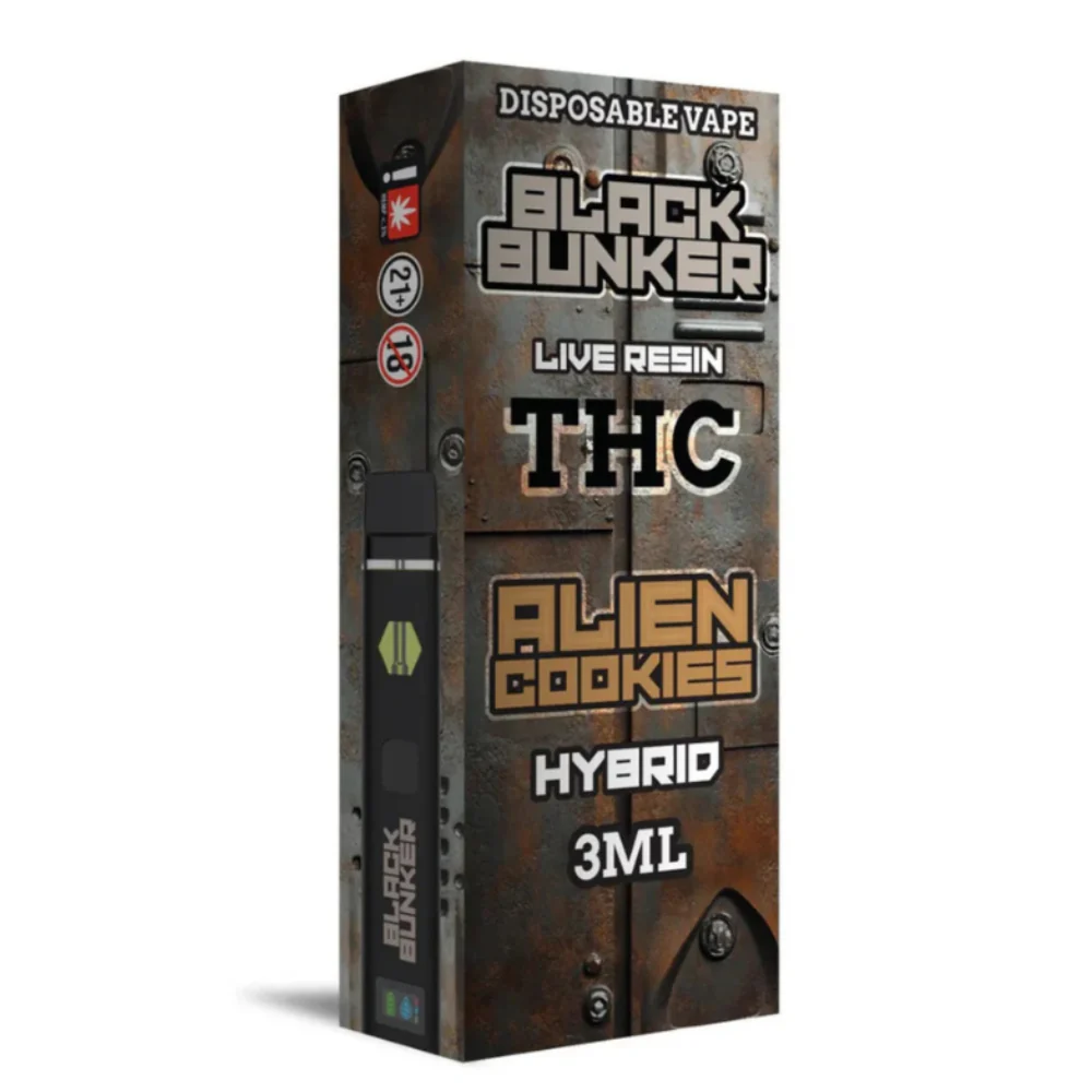 Black Bunker Live Resin THCp Disposable Vape 3G - Image 10