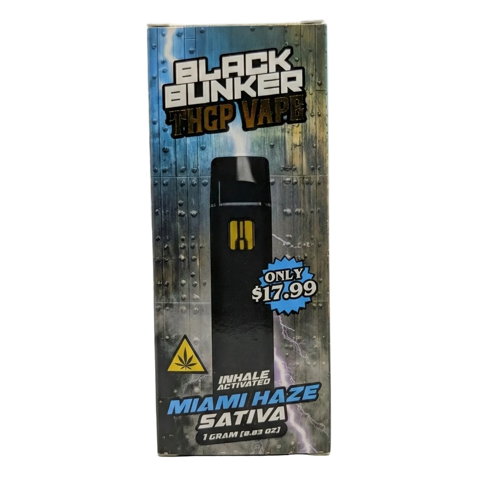 Black Bunker THCp Disposable Vape 1G - Image 3
