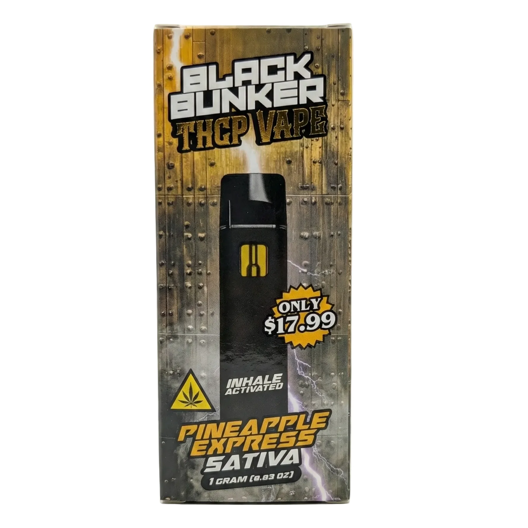 Black Bunker THCp Disposable Vape 1G - Image 4