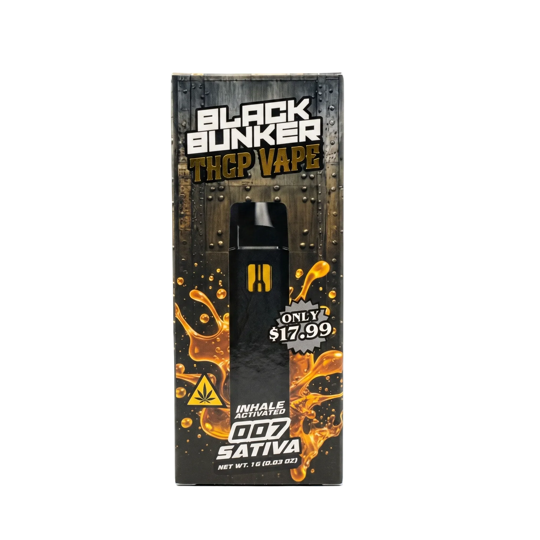 Black Bunker THCp Disposable Vape 1G - Image 8