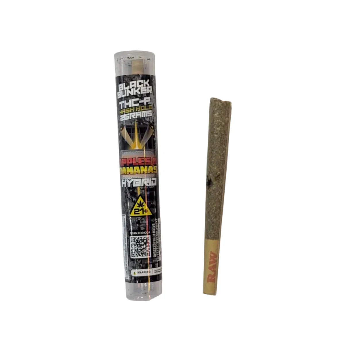 Black Bunker THCp Hash Hole Pre Roll 2G - Image 3