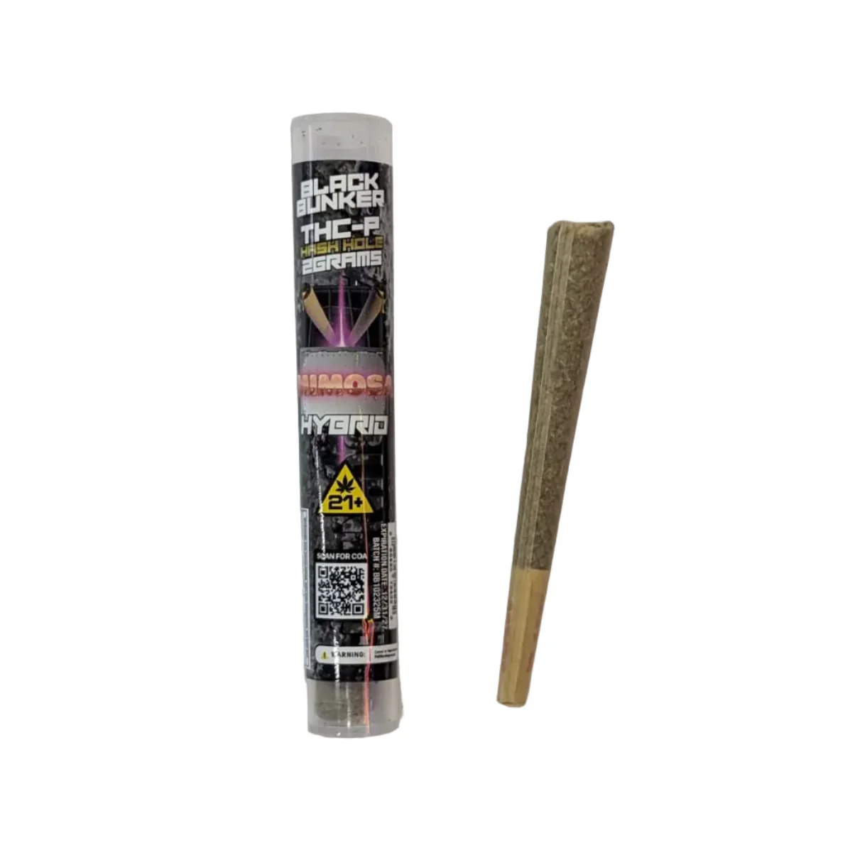 Black Bunker THCp Hash Hole Pre Roll 2G - Image 4