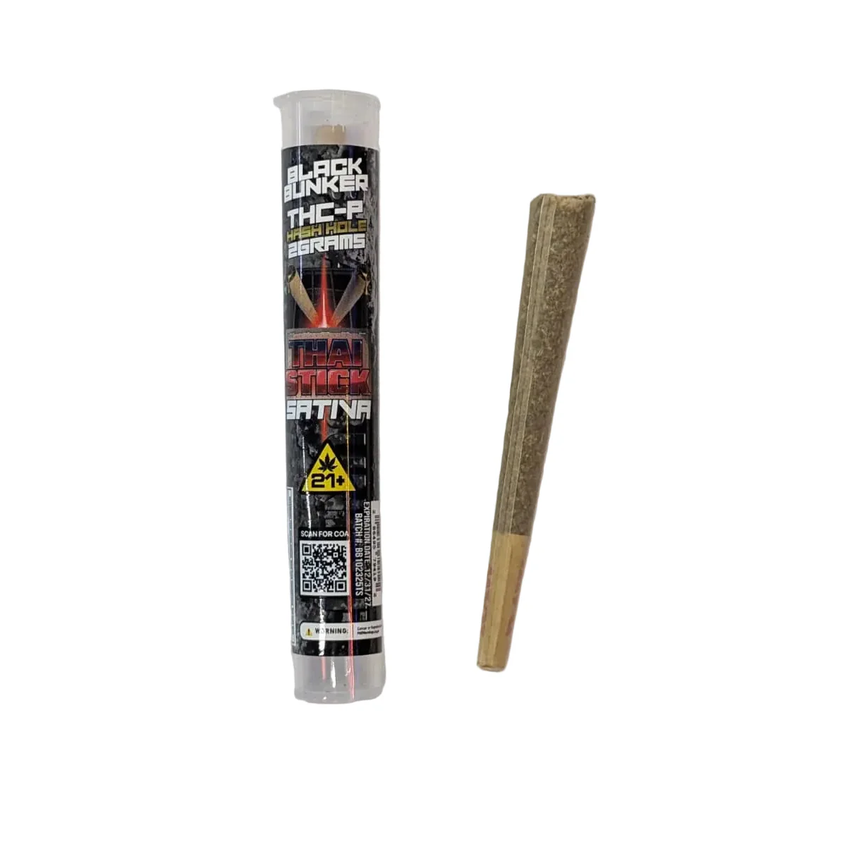 Black Bunker THCp Hash Hole Pre Roll 2G - Image 5