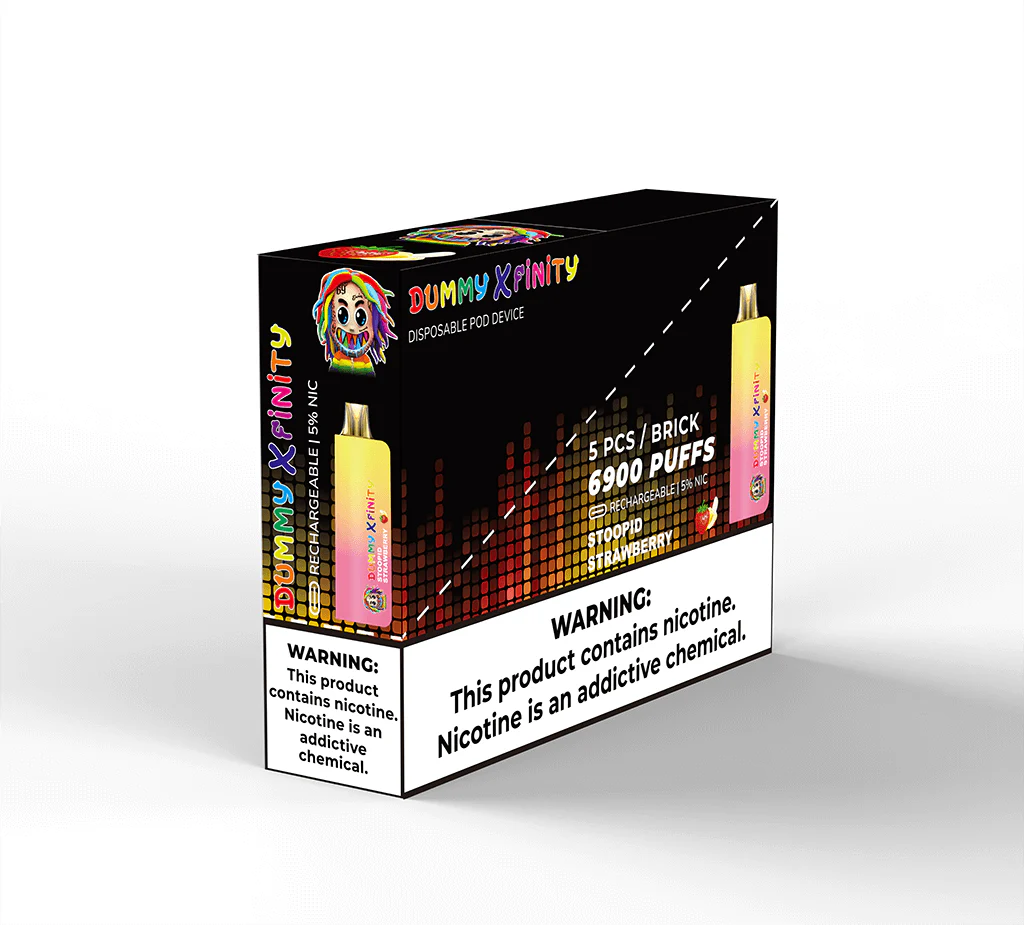Dummy XFinity By 6ix9ine 6900 Disposable Vape 5 Pack - Image 3