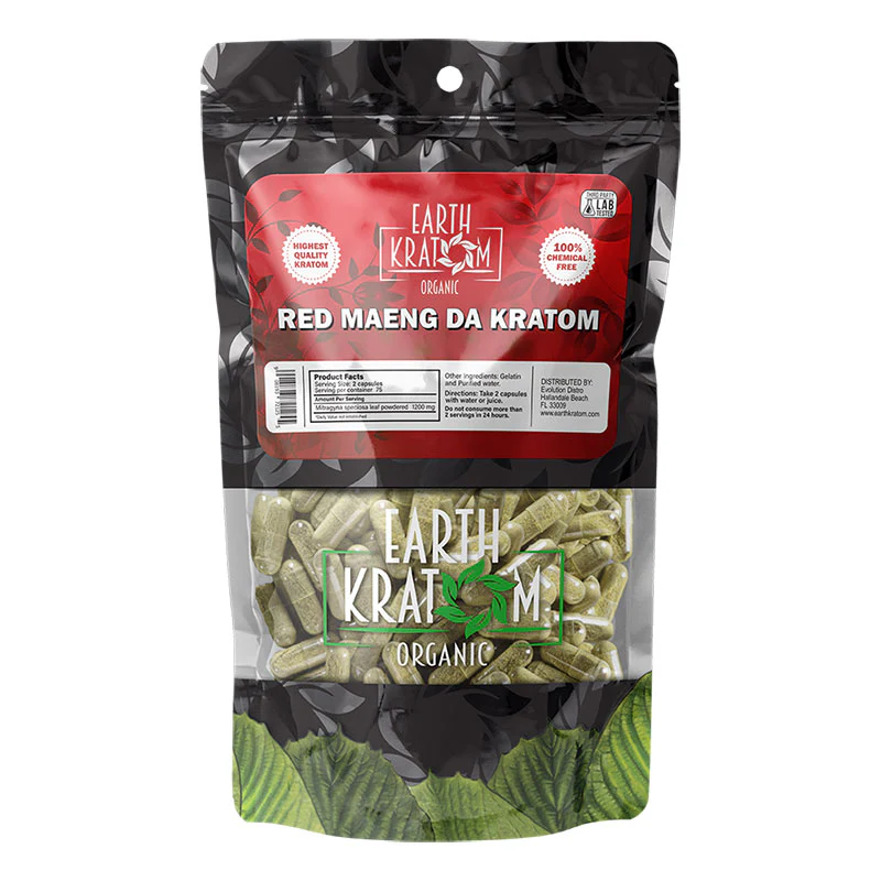 Earth Kratom Organic Capsules (150Ct) - Image 3