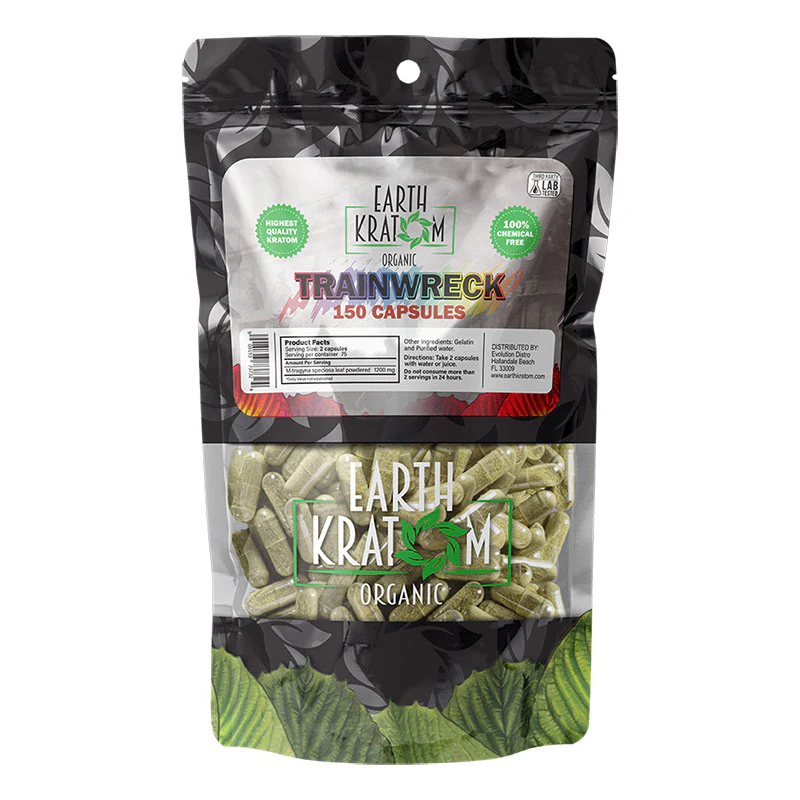 Earth Kratom Organic Capsules (150Ct) - Image 5