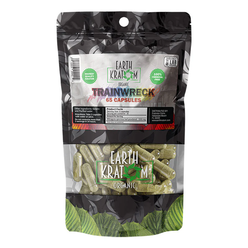 Earth Kratom Organic Capsules (65Ct) - Image 3