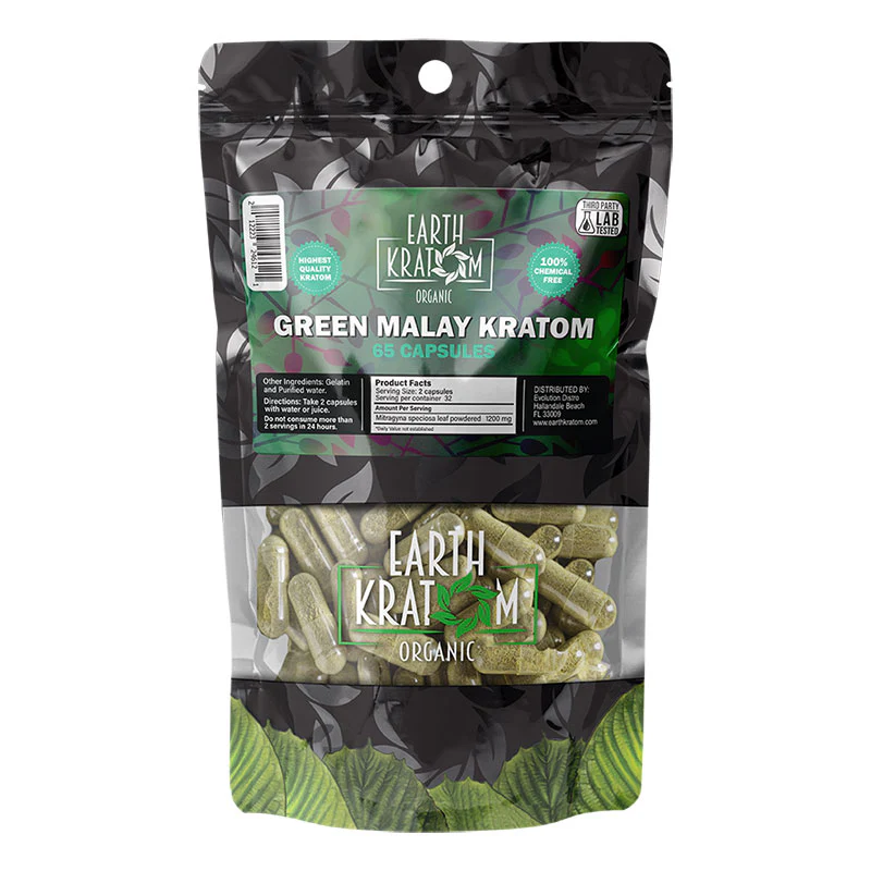 Earth Kratom Organic Capsules (65Ct) - Image 6