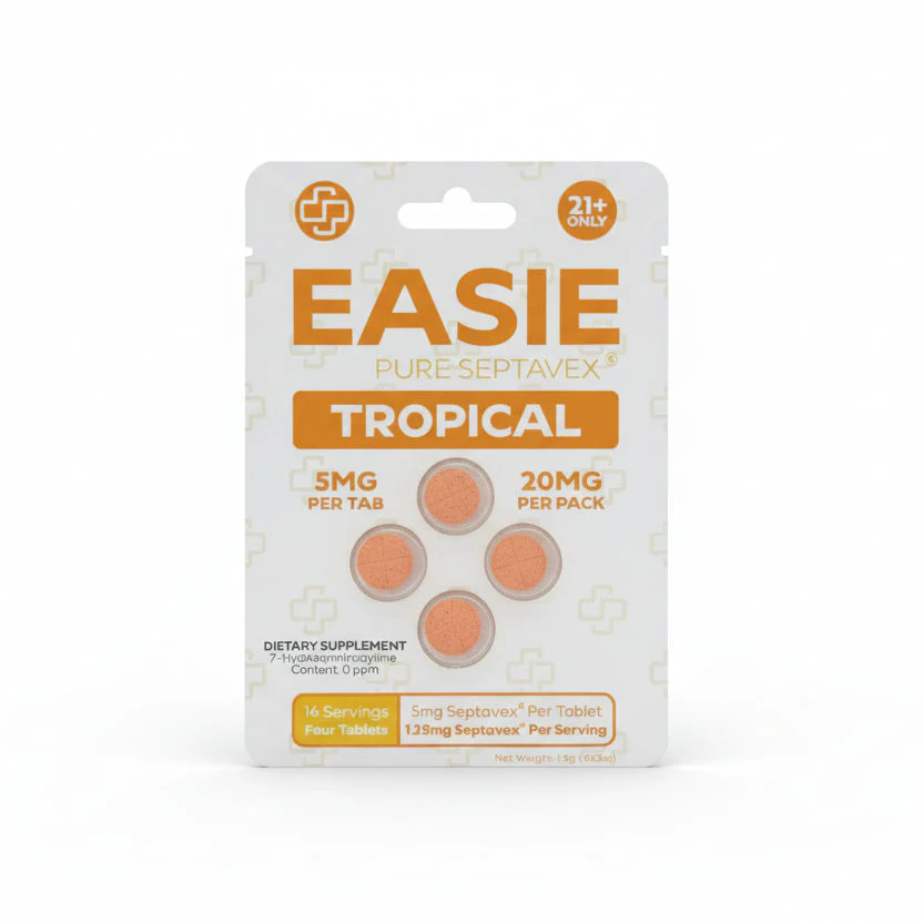 Easie Pure Septavex Kratom Chewable Tablet 20MG (4Ct) - Image 4