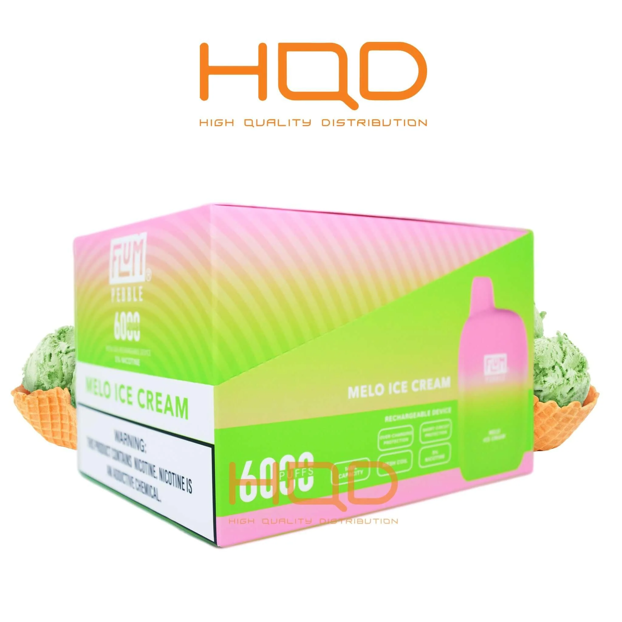 FLUM Pebble 6000 Puffs Disposable Vape Pack 10 Pck - Image 13