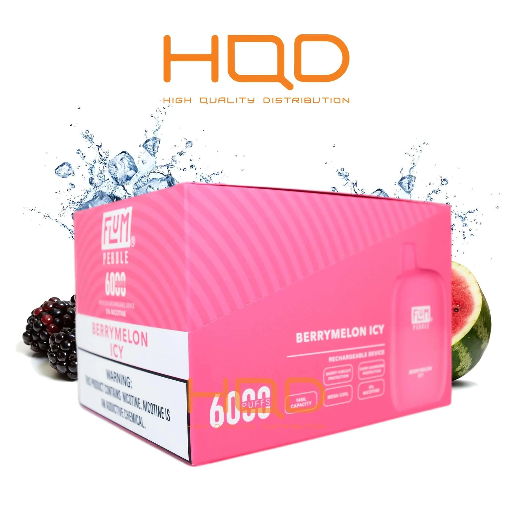 FLUM Pebble 6000 Puffs Disposable Vape Pack 10 Pck - Image 3