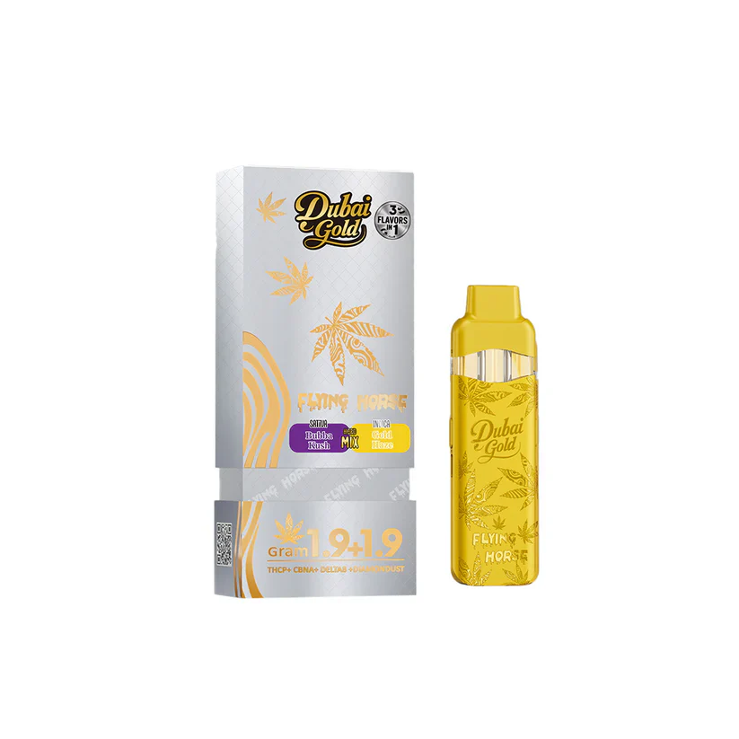 Flying Horse Dubai Gold 3 in 1 Disposable Vape 3.8G - Image 4