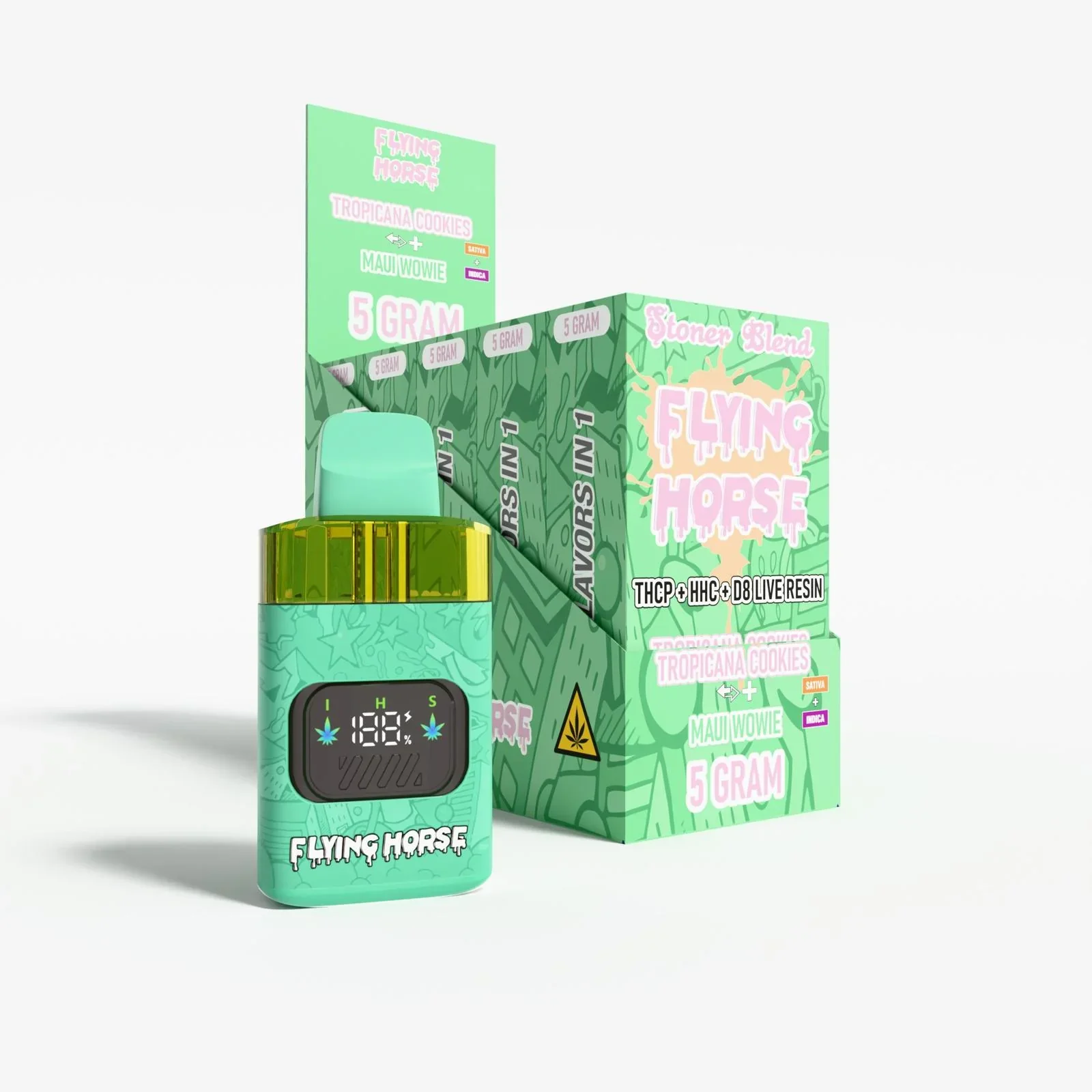 Flying Horse THCp Stoner Blend Disposable 5G - Image 3