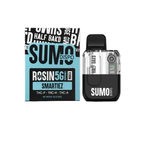 Half Bak’d SUMO Live Rosin Blend Disposable Vape Pen 5g - Image 4
