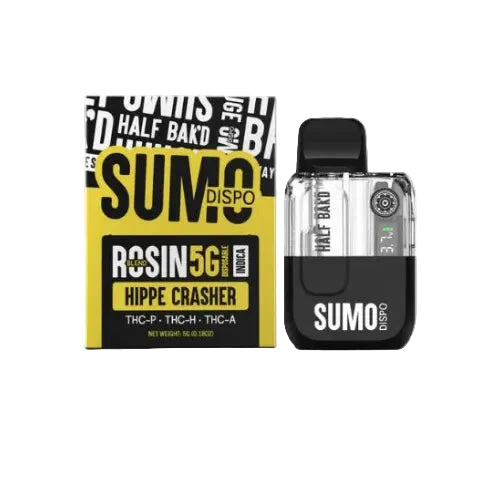 Half Bak’d SUMO Live Rosin Blend Disposable Vape Pen 5g - Image 5