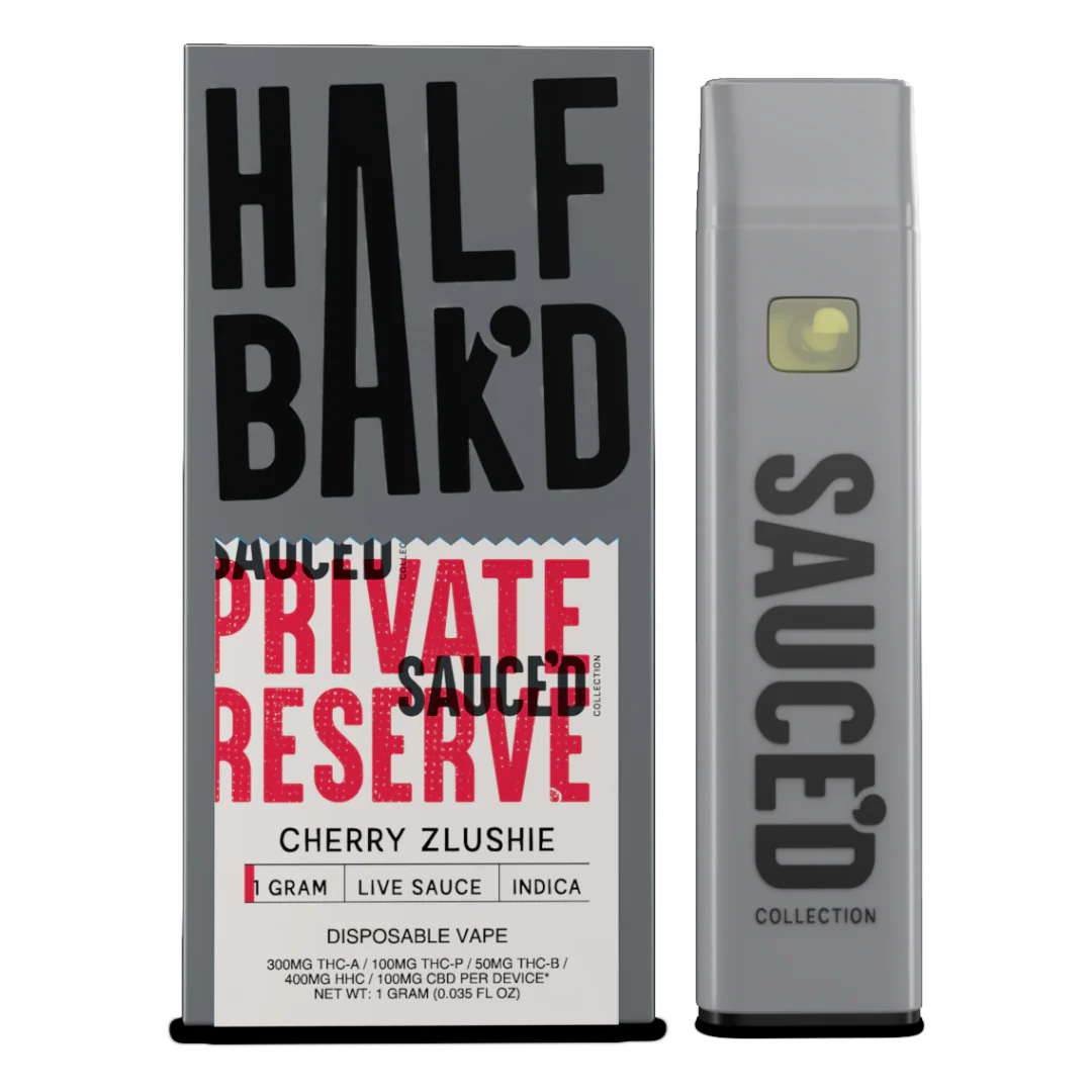 Half Bak'd Private Reserve Live Sauce Disposable Vape 1G - Image 6