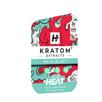 Heat Kratom Extract Tablets 200MG (3Ct) - Image 4