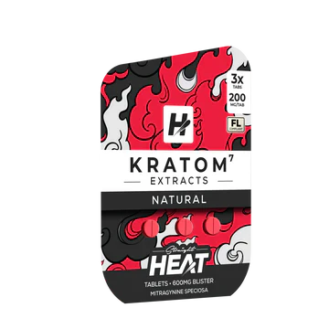 Heat Kratom Extract Tablets 200MG (3Ct) - Image 5
