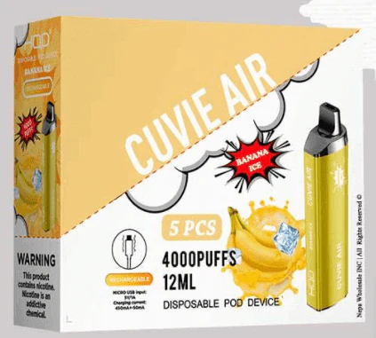 HQD Cuvie Air 4000 Disposable Vape 5 Pck