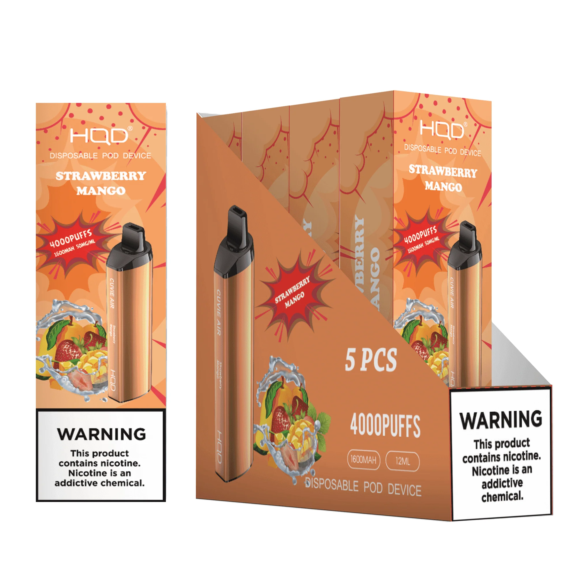 HQD Cuvie Air 4000 Disposable Vape 5 Pck - Image 18