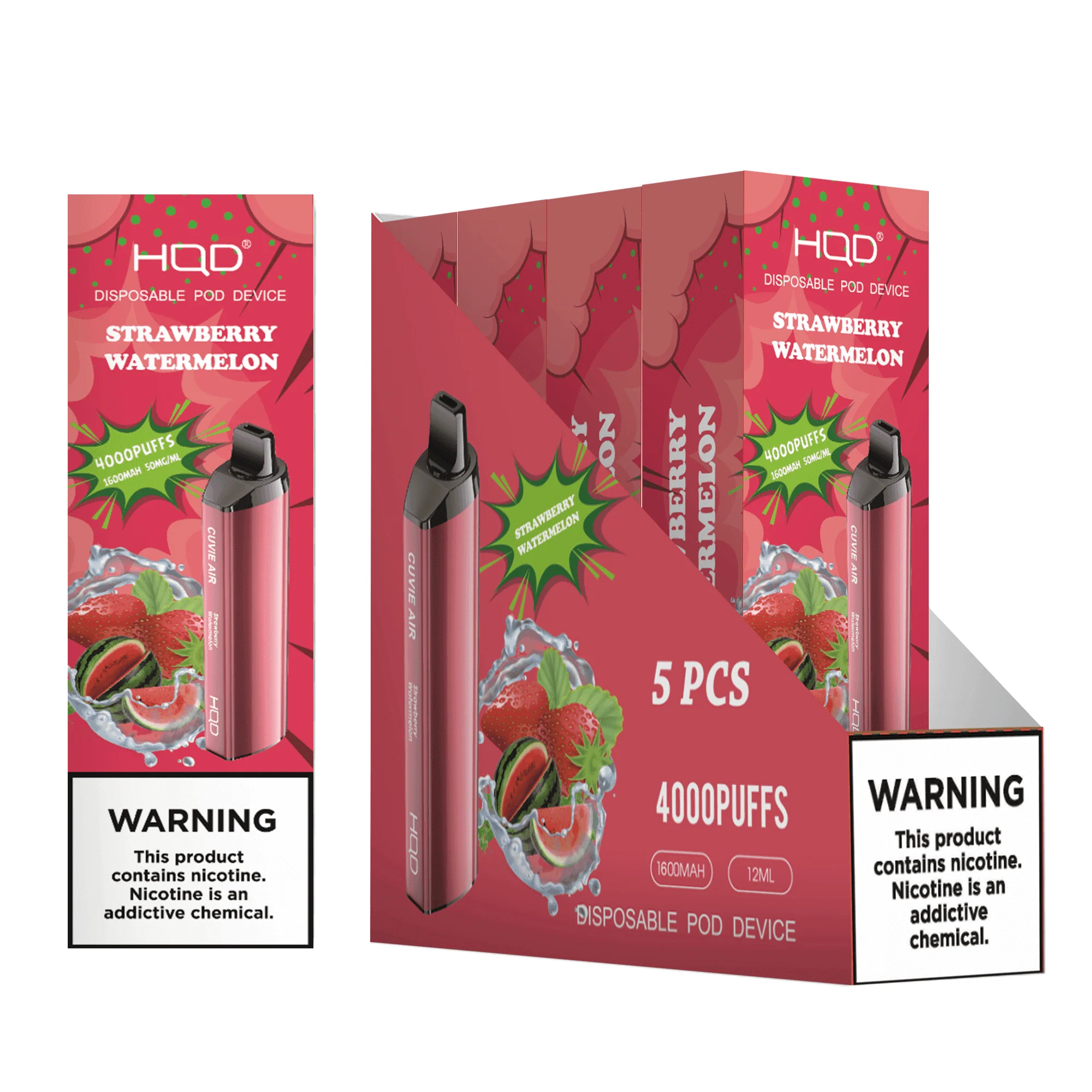 HQD Cuvie Air 4000 Disposable Vape 5 Pck - Image 19