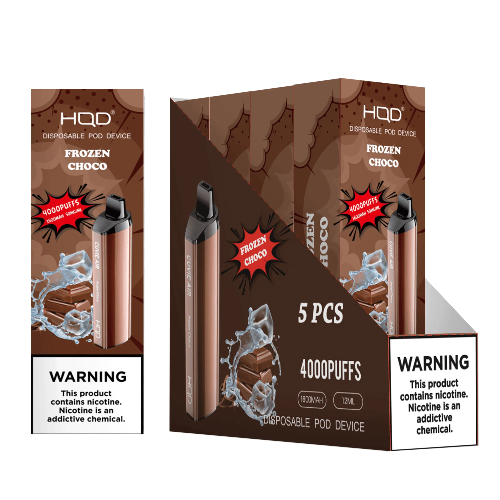 HQD Cuvie Air 4000 Disposable Vape 5 Pck - Image 5