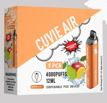 HQD Cuvie Air 4000 Disposable Vape 5 Pck - Image 8