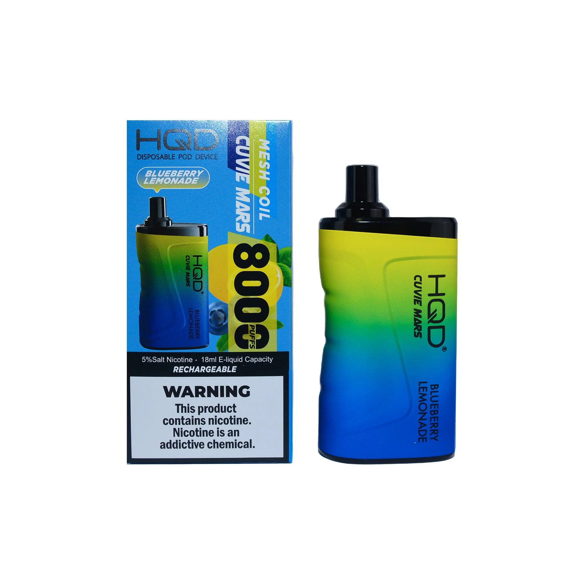 HQD Cuvie Mars 8000 Disposable Vape - Image 16