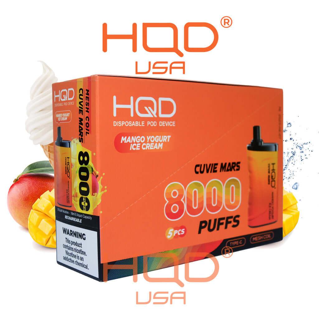 HQD Cuvie Mars 8000 Disposable Vape 5 Pck - Image 23