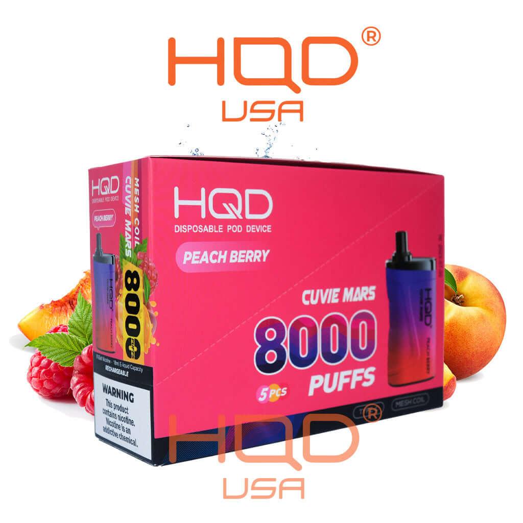 HQD Cuvie Mars 8000 Disposable Vape 5 Pck - Image 26
