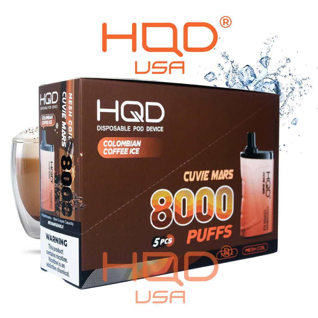 HQD Cuvie Mars 8000 Disposable Vape 5 Pck - Image 28