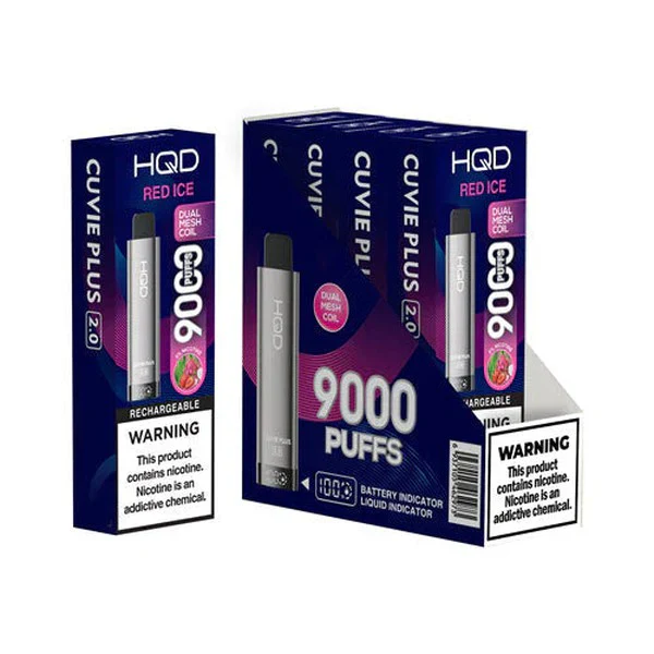 HQD Cuvie Plus 2.0 9000 Disposable Vape 5 Pack - Image 11