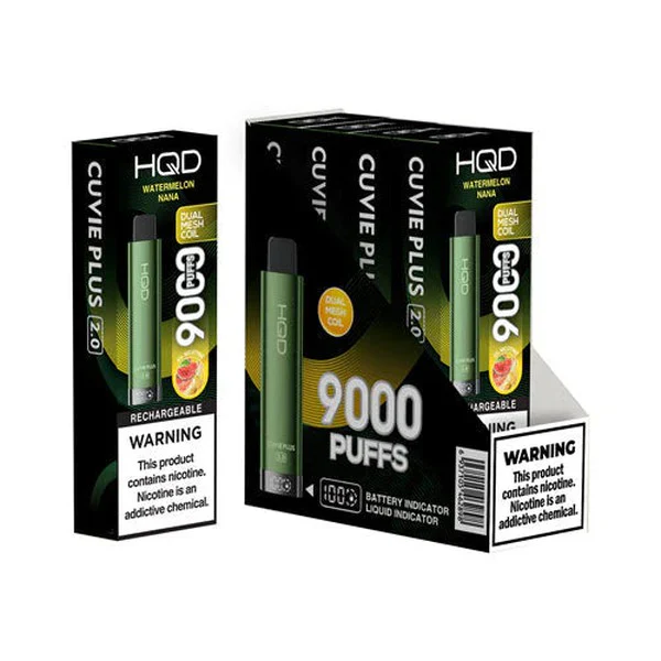 HQD Cuvie Plus 2.0 9000 Disposable Vape 5 Pack - Image 15