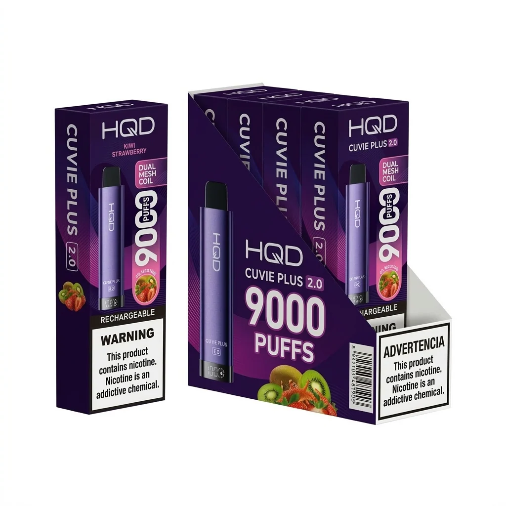 HQD Cuvie Plus 2.0 9000 Disposable Vape 5 Pack - Image 16