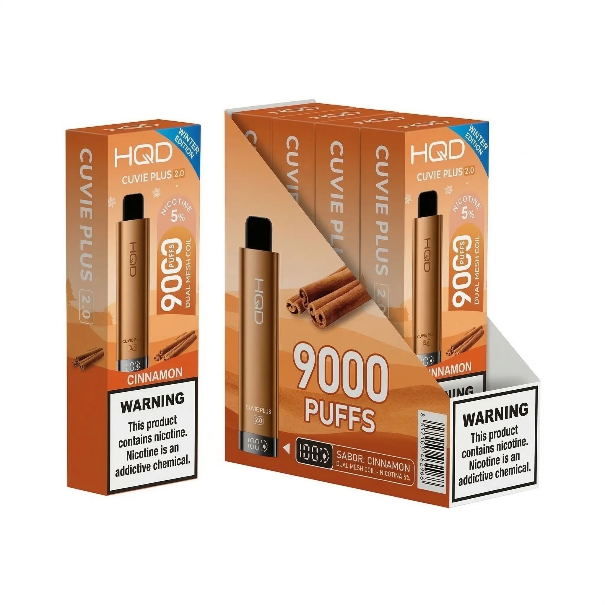 HQD Cuvie Plus 2.0 9000 Disposable Vape 5 Pack - Image 17