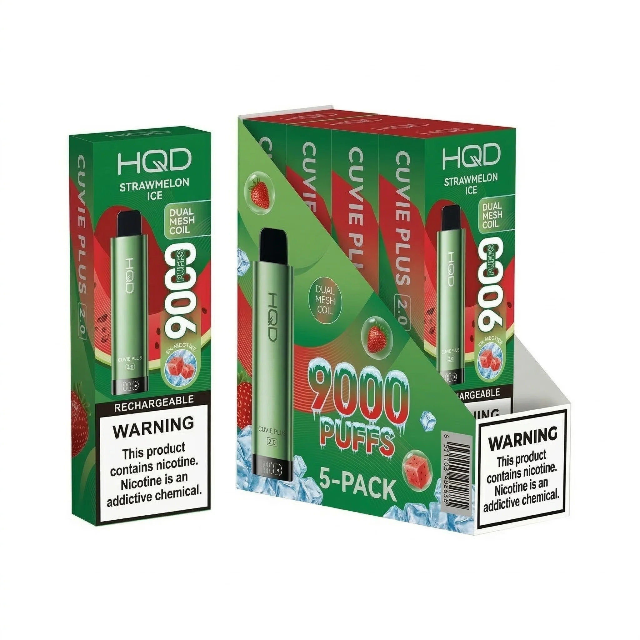 HQD Cuvie Plus 2.0 9000 Disposable Vape 5 Pack - Image 19