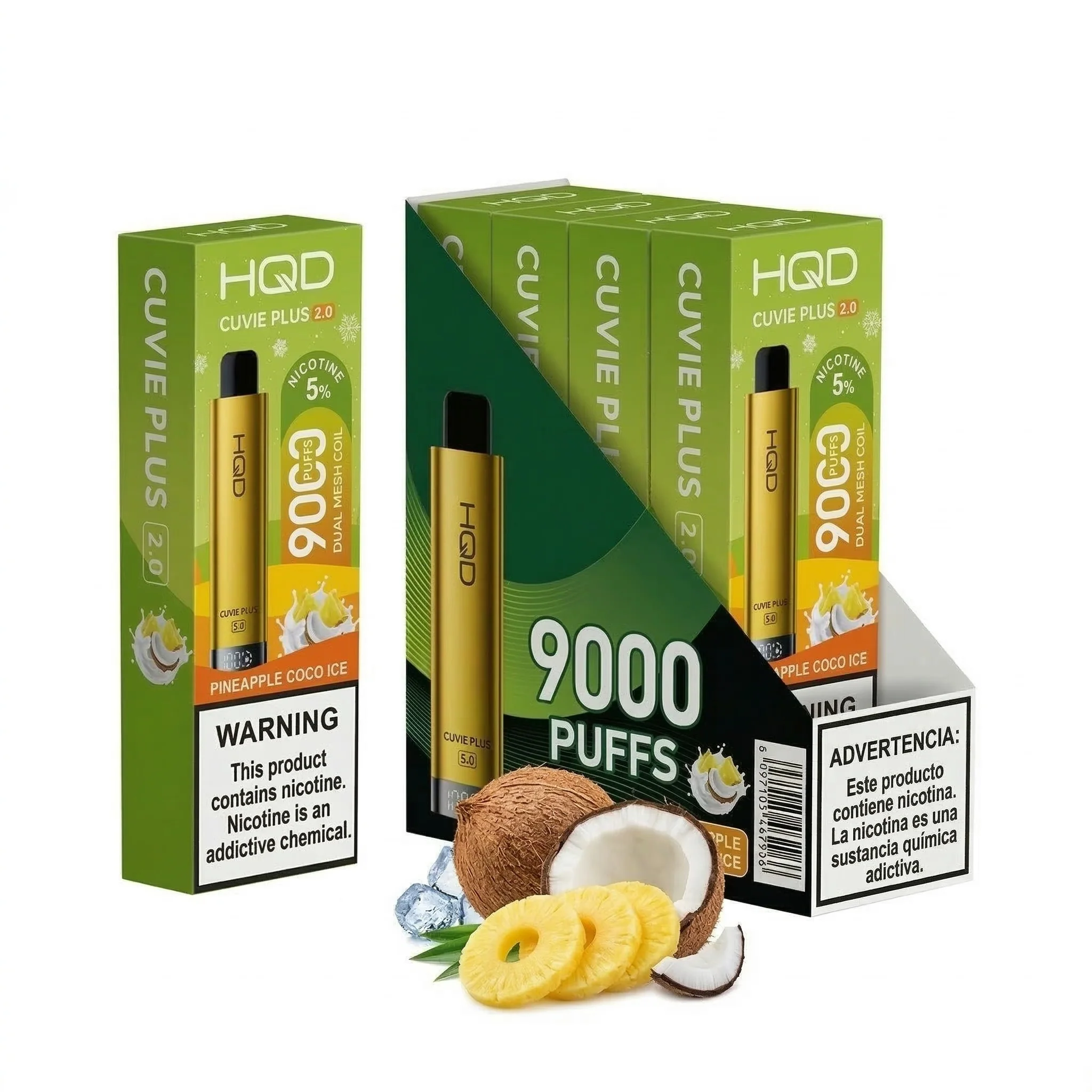 HQD Cuvie Plus 2.0 9000 Disposable Vape 5 Pack - Image 20