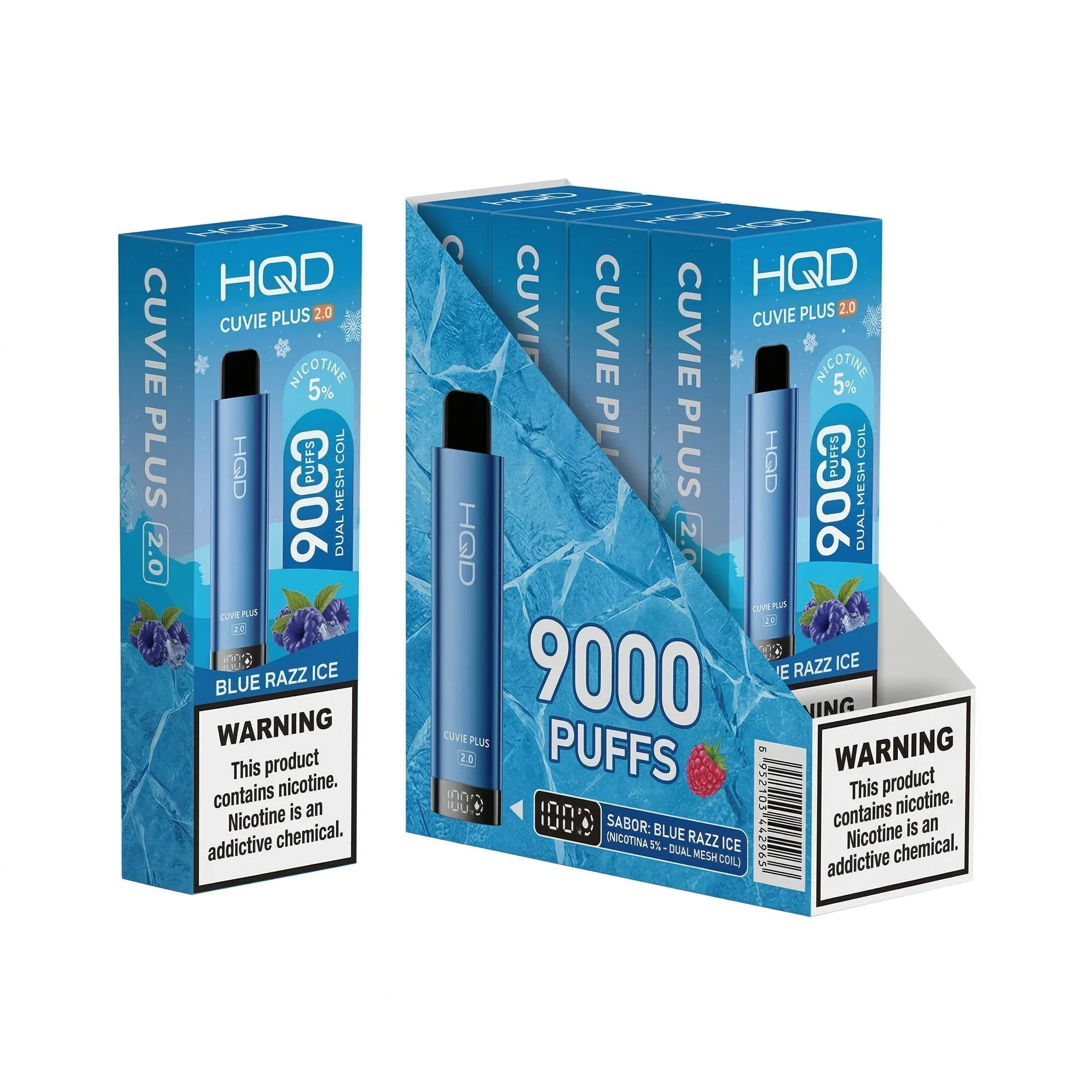 HQD Cuvie Plus 2.0 9000 Disposable Vape 5 Pack - Image 22