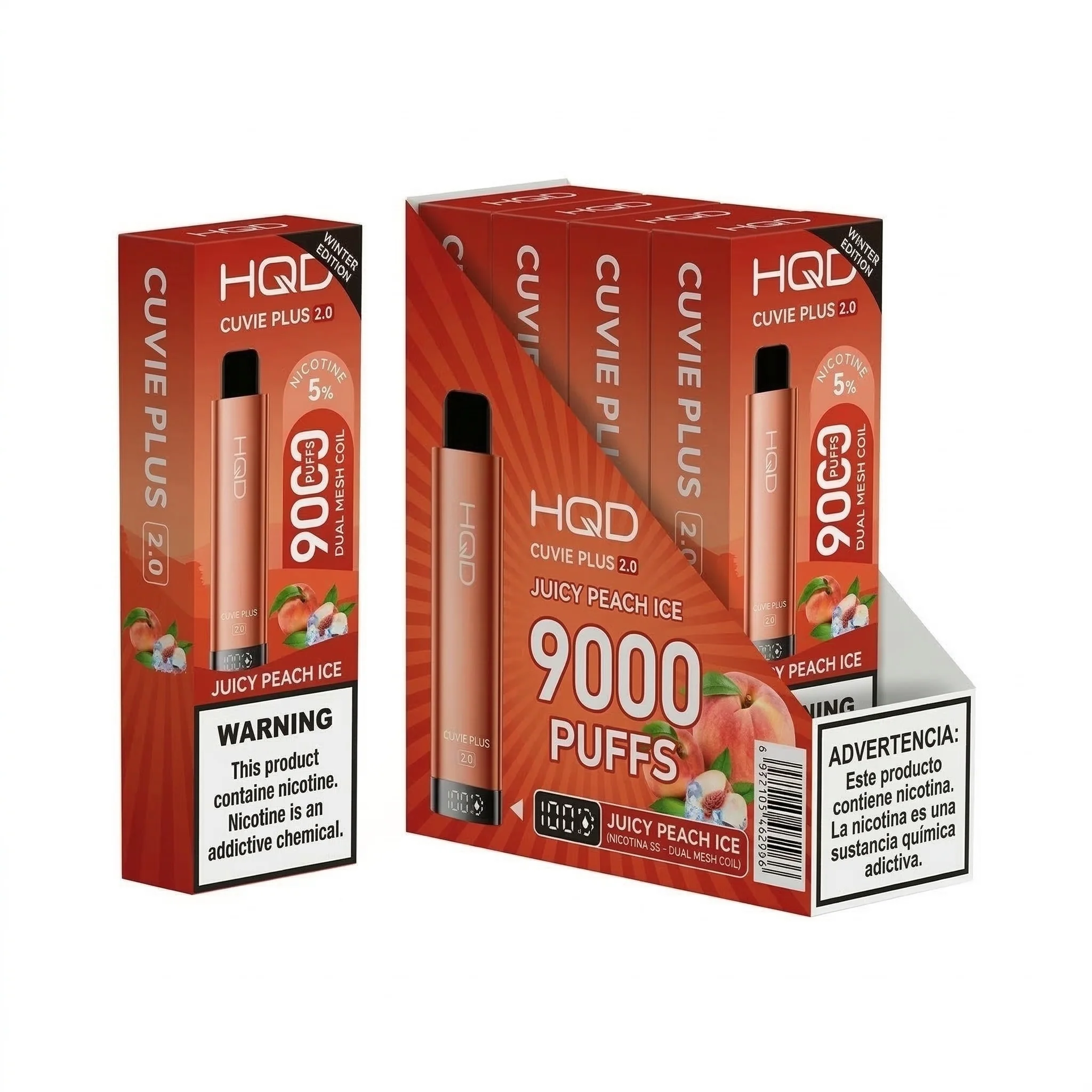 HQD Cuvie Plus 2.0 9000 Disposable Vape 5 Pack - Image 23