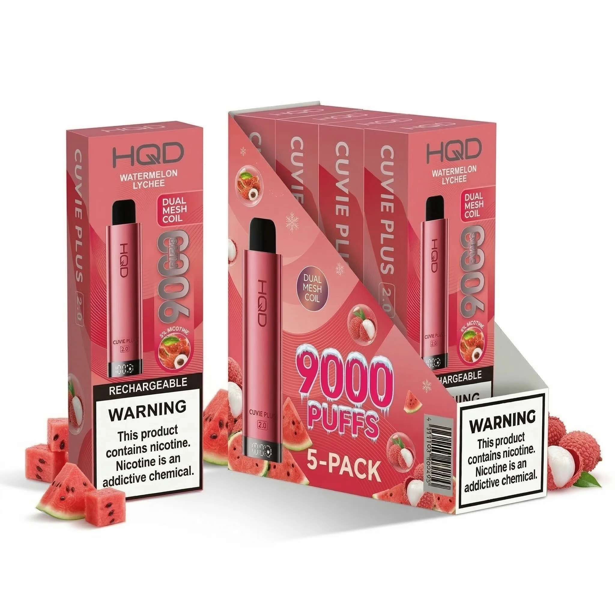 HQD Cuvie Plus 2.0 9000 Disposable Vape 5 Pack - Image 28