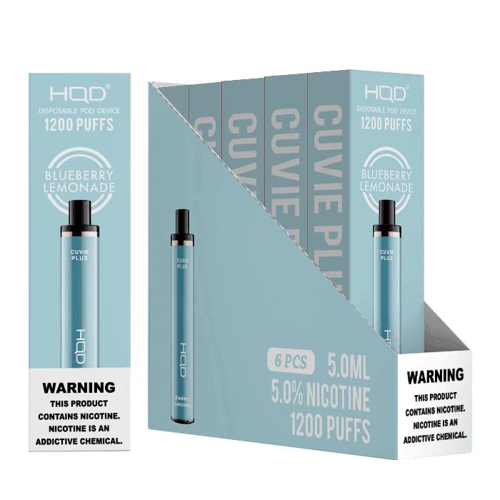 HQD Cuvie Plus 1200 Disposable Vape 6 Pack - Image 12
