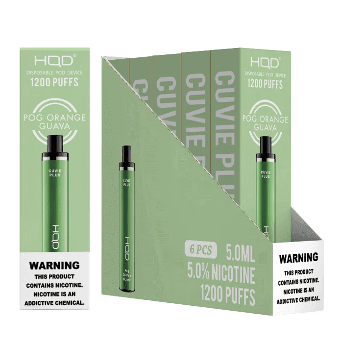 HQD Cuvie Plus 1200 Disposable Vape 6 Pack - Image 14