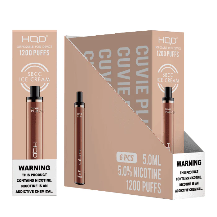 HQD Cuvie Plus 1200 Disposable Vape 6 Pack - Image 16