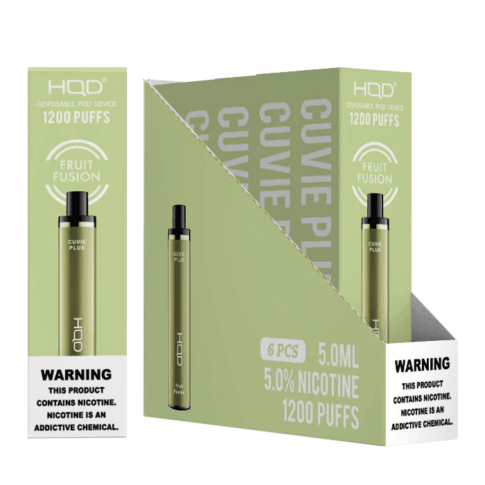 HQD Cuvie Plus 1200 Disposable Vape 6 Pack - Image 17