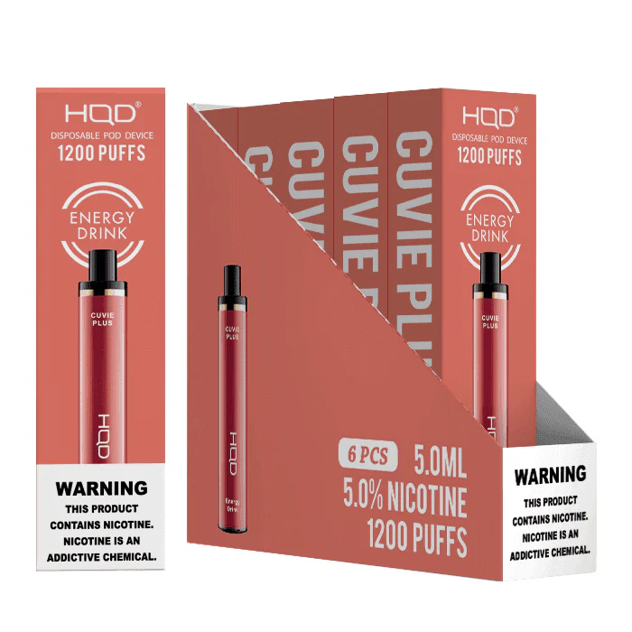 HQD Cuvie Plus 1200 Disposable Vape 6 Pack - Image 19