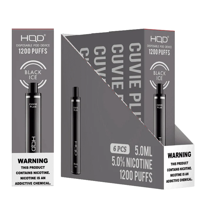 HQD Cuvie Plus 1200 Disposable Vape 6 Pack - Image 2