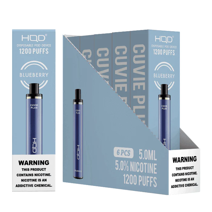 HQD Cuvie Plus 1200 Disposable Vape 6 Pack - Image 20