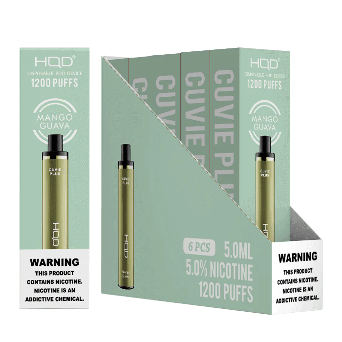 HQD Cuvie Plus 1200 Disposable Vape 6 Pack - Image 21