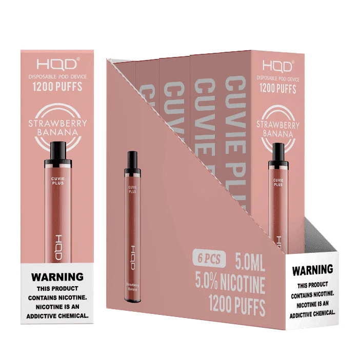 HQD Cuvie Plus 1200 Disposable Vape 6 Pack - Image 22