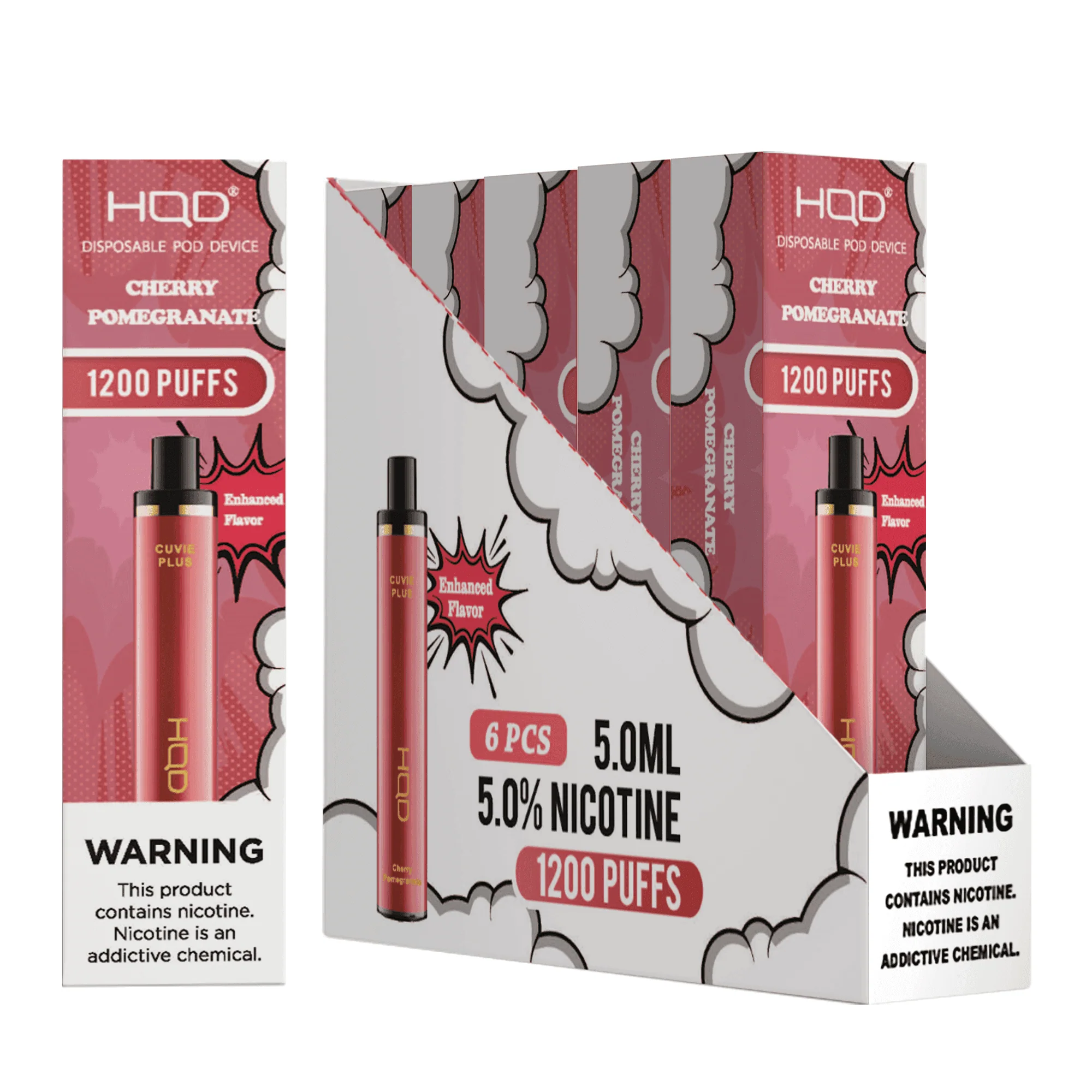 HQD Cuvie Plus 1200 Disposable Vape 6 Pack - Image 27